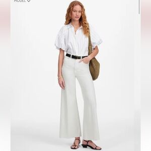 Madewell Flared Wide-Leg Crop Jeans